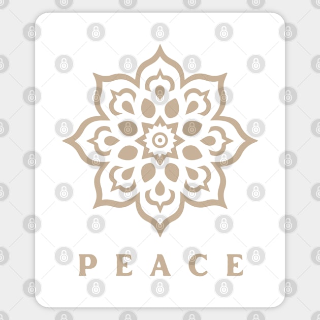 Peace Sticker by Timeless Chaos